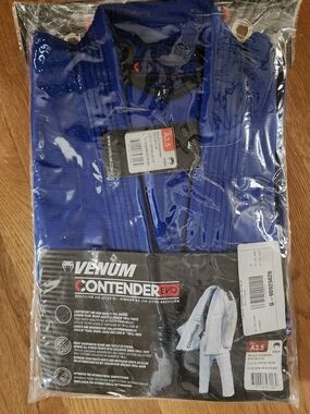 Venum Contender Evo BJJ Gi A3.5 Blue NEW Sealed Brazilian Jiu Jitsu Kimono